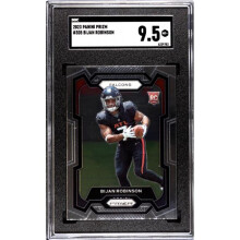 RDB Holdings & Consulting CTBL-039284 Bijan Robinson 2023 Panini Prizm Rookie Card No.305-SGC Graded 9.5 Mint Plus - Atlanta Falcons