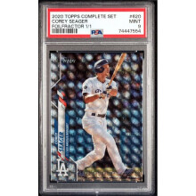 RDB Holdings & Consulting CTBL-039131 Corey Seager 2020 Topps Complete Set Foilfractor One of One Card No.620-PSA Graded 9 Mint - Dodgers & Rangers