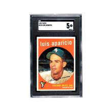 RDB Holdings & Consulting CTBL-038757 Luis Aparicio 1959 Topps Baseball Card No.310-SGC Graded 5 EX - Chicago White Sox & HOF