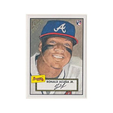 RDB Holdings & Consulting CTBL-038798 Ronald Acuna 2018 Topps Gallery Heritage Rookie Card No.H-40 - Atlanta Braves