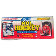 RDB Holdings & Consulting CTBL-038959 1990 Score NHL Hockey Premier Edition Complete Hobby Factory Sealed 445 Card Set - Bilingual & SP