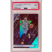 RDB Holdings & Consulting CTBL-039312 No.298 NBA Ja Morant 2019-2020 Panini Chronicles Teal Rookie Card - PSA Graded 9 Mint - Memphis Grizzlies