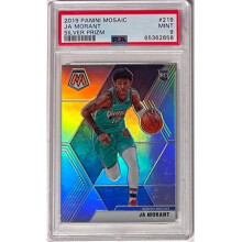 RDB Holdings & Consulting CTBL-039310 No.219 NBA Ja Morant 2019-2020 Panini Mosaic Silver Prizm Rookie Card - PSA Graded 9 Mint - Memphis Grizzlies