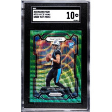 RDB Holdings & Consulting CTBL-039726 Bryce Young 2023 Panini Green Wave Prizm Rookie Card with RC No. 311- SGC Graded 10 Gem Mint - Carolina Panthers