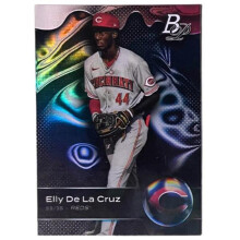 RDB Holdings & Consulting CTBL-039718 Elly De La Cruz 2023 Bowman Platinum Top Prospects Rookie Card with RC No. Top-93 - Cincinnati Reds