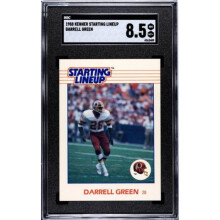 RDB Holdings & Consulting CTBL-039789 Darrell Green 1988 Kenner Starting Lineup Card - SGC Graded 8.5 NM-MT Plus - Washington - HOF & 2X SB Champ
