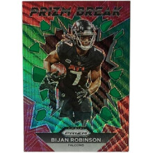 RDB Holdings & Consulting CTBL-039645 Bijan Robinson 2023 Panini Prizm Break Rookie Card with RC No. PB-8 - Atlanta Falcons