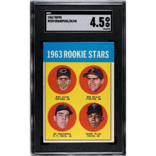 RDB Holdings & Consulting CTBL-039670 Max Alvis, Bob Bailey Tony Oliva & ED Kranepool 1963 Topps Rookie Card No.228 - SGC Graded 4.5 VG-EX