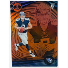 RDB Holdings & Consulting CTBL-039642 Tennessee Titans Will Levis 2023 Panini Illusions Orange Parallel Rookie Card No.95