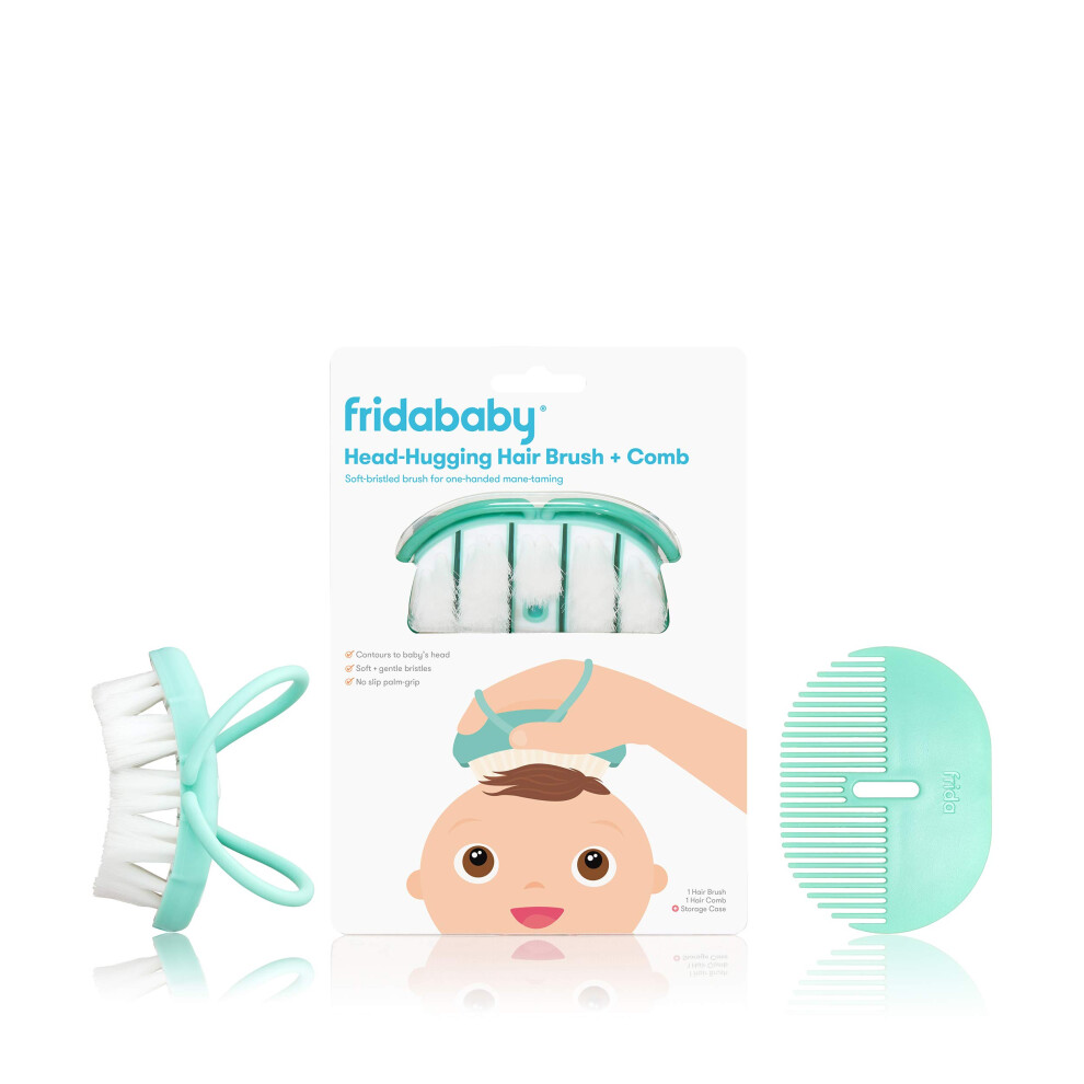 Infant Head-Hugging Baby Hairbrush And Comb Set Newborn An Frida Baby