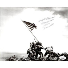 RDB Holdings & Consulting CTBL-034132 8 x 10 in. Major Norman Hatch Signed WWII Vintage Black & White Photo - JSA No.AC92788 - USMC & IWO Jima