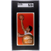 RDB Holdings & Consulting CTBL-039843 Bill Hewitt 1970-71 Topps Card No.56 - SGC Graded 5.5 EX Plus - Detroit Pistons