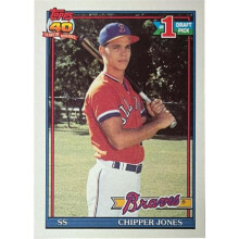 RDB Holdings & Consulting CTBL-039889 Chipper Jones 1991 Topps Rookie Card - RC - No.333 - Atlanta Braves
