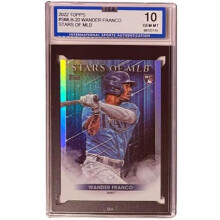 RDB Holdings & Consulting CTBL-039996 Wander Franco 2022 Topps Stars of MLB Rookie Card - RC - No.SMLB-20- ISA Graded 10 Gem Mint - Tampa Bay Rays