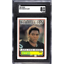 RDB Holdings & Consulting CTBL-040086 Marcus Allen 1983 Topps Rookie Card - RC No.294 - SGC Graded 8 NM-MT - Los Angeles Raiders