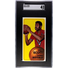 RDB Holdings & Consulting CTBL-039819 Ray Scott 1970-71 Topps Card No.48 - SGC Graded 4 VG-EX - Pistons, Baltimore & Buffalo