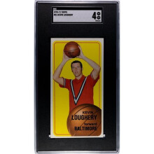 RDB Holdings & Consulting CTBL-039841 Kevin Loughery 1970-71 Topps Card No.51 - SGC Graded 4 VG-EX - Baltimore Bullets & 2X ABA Champ