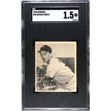 RDB Holdings & Consulting CTBL-039918 George Koslo 1948 Bowman Card No.48- SGC Graded 1.5 Fair - York Giants