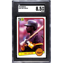 RDB Holdings & Consulting CTBL-040089 Tony Gwynn 1983 Donruss Baseball Rookie Card - RC - No.598 - SGC Graded 8.5 NM-MT Plus - San Diego Padres & HOF