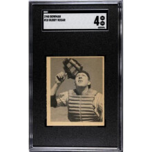 RDB Holdings & Consulting CTBL-040192 Buddy Rosar 1948 Bowman Baseball Card No.10 - SGC Graded 4 VG-EX - Philadelphia Athletics