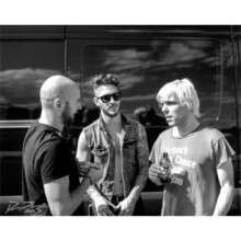 RDB Holdings & Consulting CTBL-040363 8 x 10 in. David Boyd Signed 2013 Politics Danish Rock Band Black & White Photo - COA