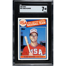 RDB Holdings & Consulting CTBL-039835 Mark McGwire 1985 Topps Rookie Card - RC No.401 - SGC Graded 7 NM - Team USA