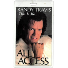 RDB Holdings & Consulting CTBL-039862 3 x 5 in. Randy Travis 1994 This is Me Laminated All Access Backstage Pass - Country Music