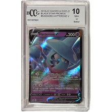 RDB Holdings & Consulting CTBL-039956 2019-22 Hatterene V Pokemon Sword & Shield Black Star Promos Card No.SWSH055 - BCCG Graded 10 Mint or Better