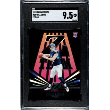 RDB Holdings & Consulting CTBL-040278 Will Levis 2023 Panini Zenith Z-Team Rookie Card - RC No.24 - SGC Graded 9.5 Mint Plus - Tennessee Titans