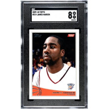 RDB Holdings & Consulting CTBL-039874 James Harden 2009-10 Topps Rookie Card - RC No.319 - SGC Graded 8 NM-MT - Thunder, Rockets & Clippers