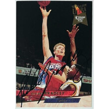 RDB Holdings & Consulting CTBL-040139 Shawn Bradley Signed 1992-1993 Fleer Ultra On Card Auto No.310 - COA - Philadelphia 76ers