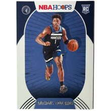 RDB Holdings & Consulting CTBL-040143 Anthony Edwards 2020-21 Panini NBA Hoops Rookie Card - RC No.216 - Minnesota Timberwolves