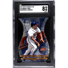 RDB Holdings & Consulting CTBL-040196 Andruw Jones 1998 Topps Stadium Club Triumvirate Luminous Card No.T1B - SGC Graded 8 NM-MT - Atlanta Braves
