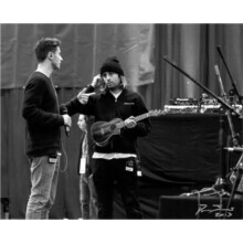 RDB Holdings & Consulting CTBL-040362 8 x 10 in. David Boyd Signed 2013 Politics Danish Rock Band Black & White Photo - COA