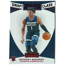 RDB Holdings & Consulting CTBL-039888 Anthony Edwards 2020-21 Panini Contenders Red Rookie Card - RC No.5 - Minnesota Timberwolves
