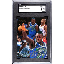 RDB Holdings & Consulting CTBL-039834 Kevin Garnett 1995-96 Flair Rookie Card - RC No.206 - SGC Graded 7 NM - Minnesota Timberwolves & HOF