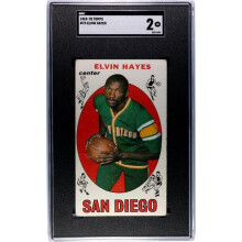RDB Holdings & Consulting CTBL-039845 Elvin Hayes 1969-70 Topps Card No.75 - SGC Graded 2 Good - San Diego, Houston Rockets, HOF & 12XAS