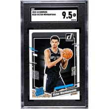 RDB Holdings & Consulting CTBL-040096 Victor Wembanyama 2023-24 Donruss Rookie Card - RC No.220 - SGC Graded 9.5 Mint Plus - San Antonio Spurs