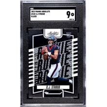 RDB Holdings & Consulting CTBL-040100 CJ & C.J. Stroud 2023 Panini Absolute Black Rookie Card - RC No.102 - SGC Graded 9 Mint - Houston Texans