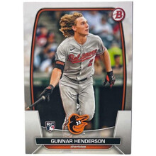 RDB Holdings & Consulting CTBL-040145 Gunnar Henderson 2023 Bowman Rookie Card - RC No.65 - Baltimore Orioles