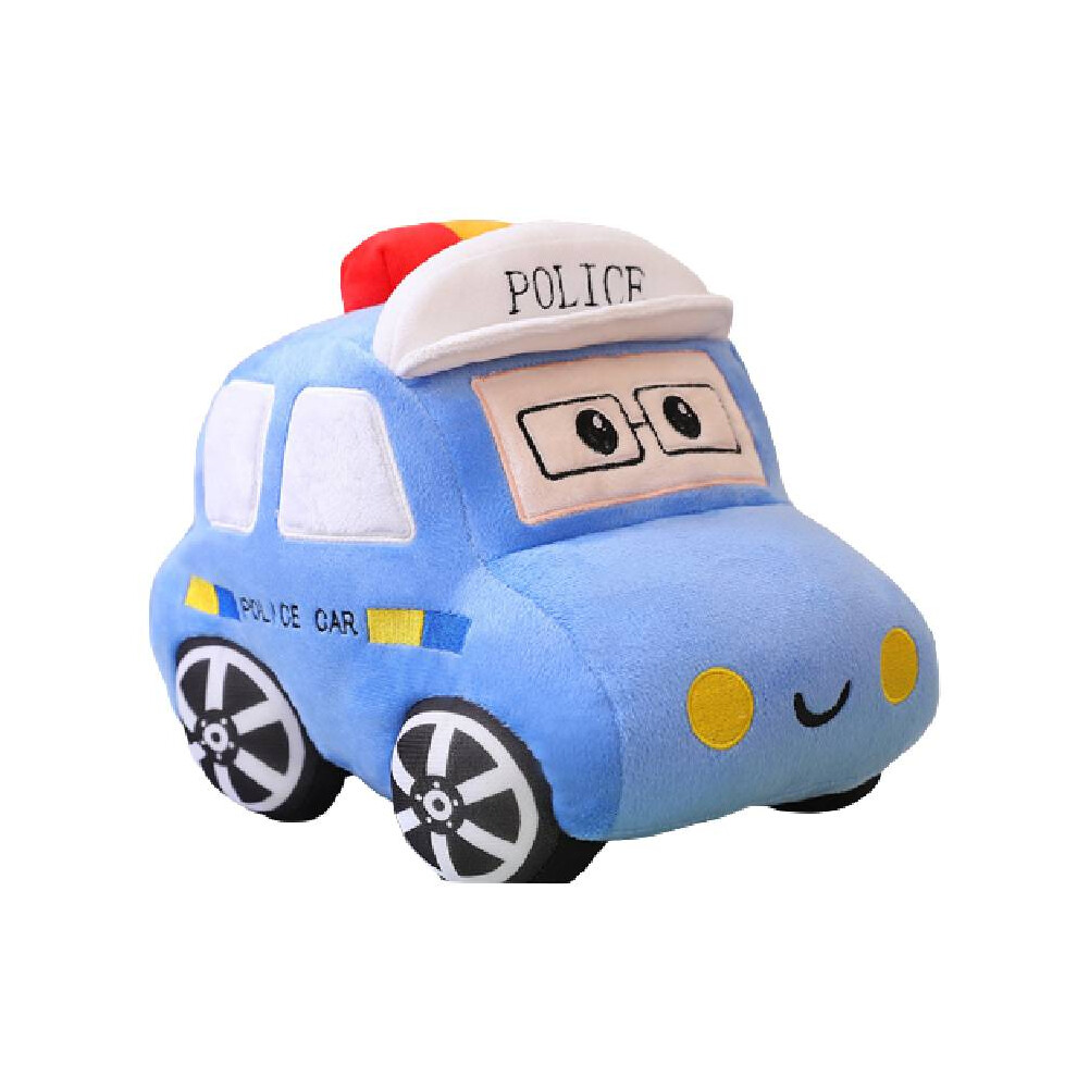 (, 30Cm) Car Cartoon Pillow Toy Ambulance Taxi Police Car Soft Huggable 30Cm 40Cm Boys Blue