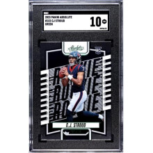 RDB Holdings & Consulting CTBL-040090 CJ & C.J. Stroud 2023 Panini Absolute Green Rookie Card - RC No.102 - SGC Graded 10 Gem Mint - Houston Texans