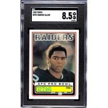 RDB Holdings & Consulting CTBL-040209 Marcus Allen 1983 Topps Rookie Card - RC No.294 - SGC Graded 8.5 NM-MT Plus - Los Angeles Raiders