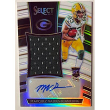 RDB Holdings & Consulting CTBL-040692 Marquez Valdes-Scantling Signed 2018 Select Prizm RPA Rookie Auto & Relic Card No.JM-MV-75