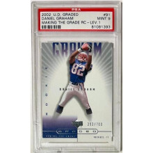 RDB Holdings & Consulting CTBL-040683 Daniel Graham 2002 Upper Deck Making The Grade Level 1 Rookie Card RC No.91 - PSA Graded 9 Mint