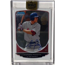 RDB Holdings & Consulting CTBL-040559 Stephen Piscotty Signed 2017 Bowman Chrome Topps Archives Signature Series Rookie On Card Auto RC No.BCP52- 7