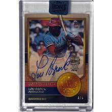 RDB Holdings & Consulting CTBL-040577 Lou Brock Signed 2018 Topps Archives Signature Series Golden Greats On Card Auto No.GG-89-5