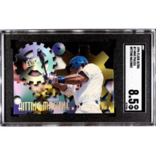RDB Holdings & Consulting CTBL-040551 Mike Piazza 1996 Fleer Ultra Hitting Machine Die-Cut Card No.7- SGC Graded 8.5 NM-MT Los Angeles Dodgers