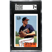 RDB Holdings & Consulting CTBL-040572 Greg Maddux 1996 Fleer Ultra Call to the Hall Gold Medallion Card No.5-SGC Graded 7.5 NM Atlanta Braves & HOF