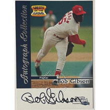 RDB Holdings & Consulting CTBL-040557 Bob Gibson Signed 1999 Fleer Sports Illustrated Greats of the Game On Card Authentic Auto Cardinals & HOF